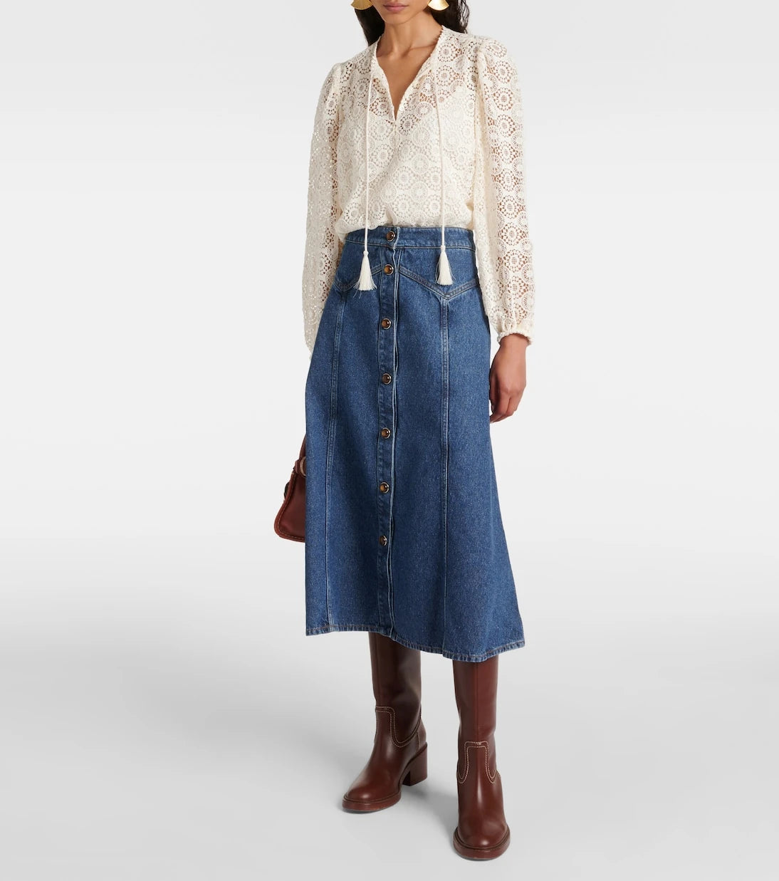 Frame - Cotton lace blouse
