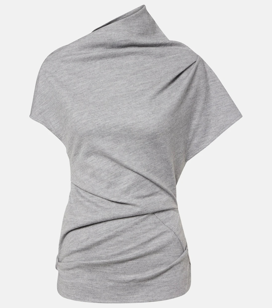 Entire Studios - Asymmetric draped wool top