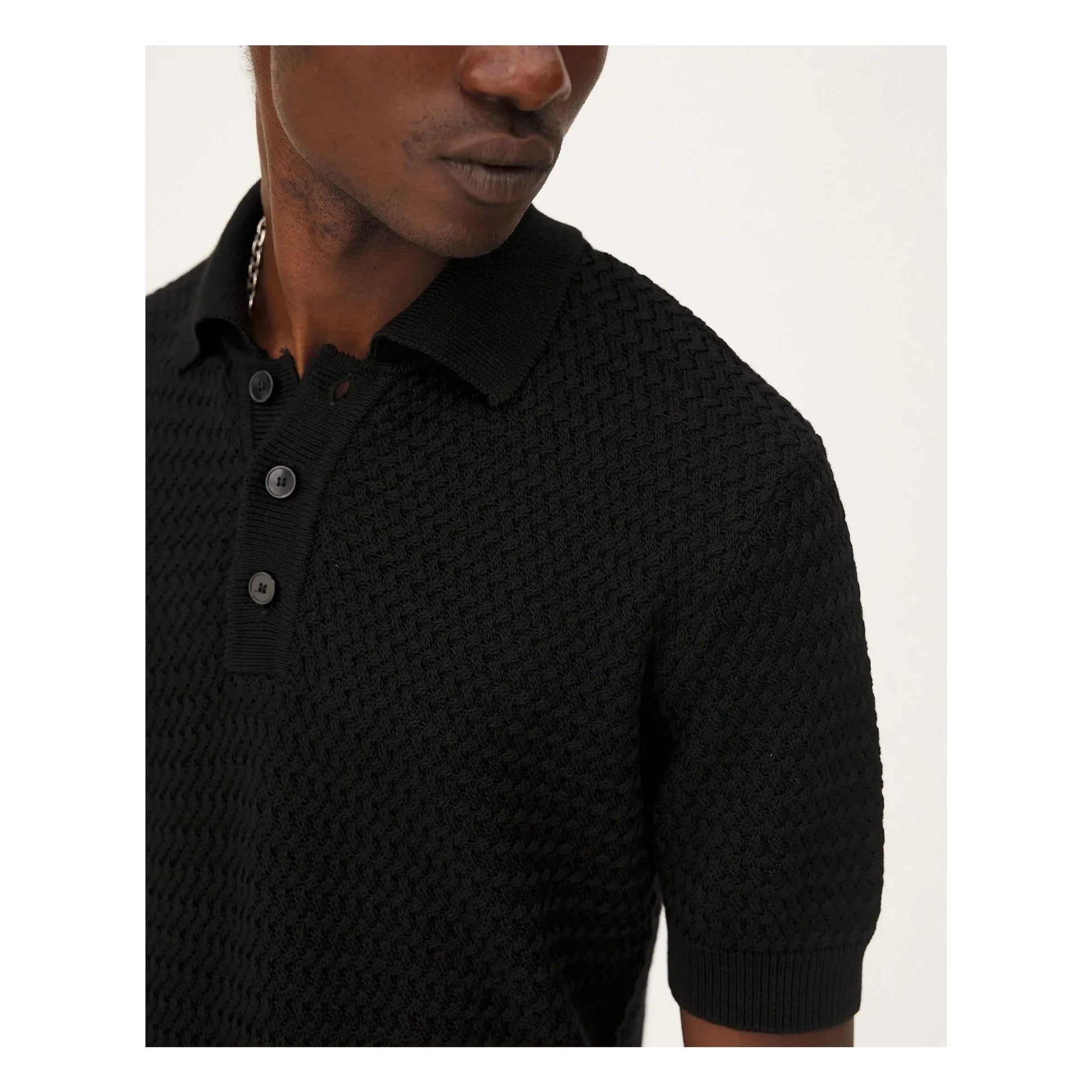 Noyoco - Haring organic cotton polo shirt | Black