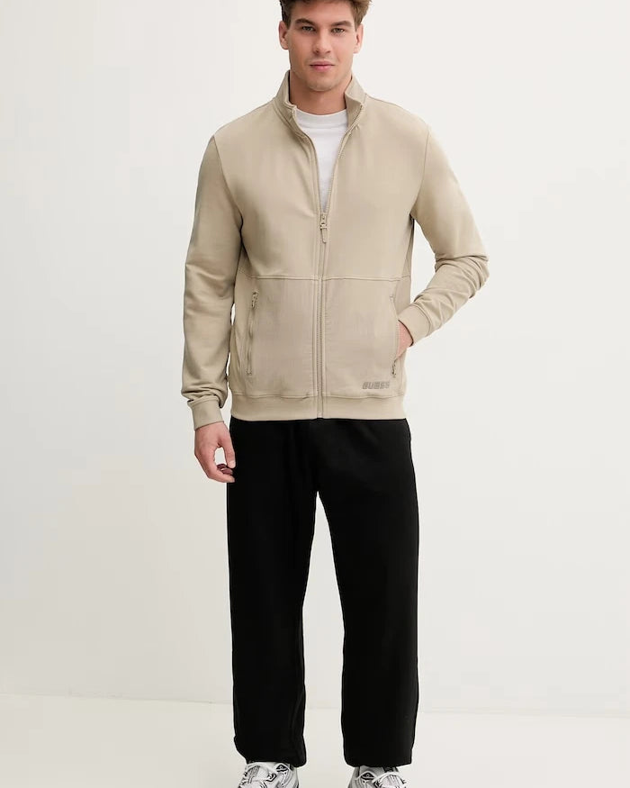 Guess fermuarlı erkek sweatshirt