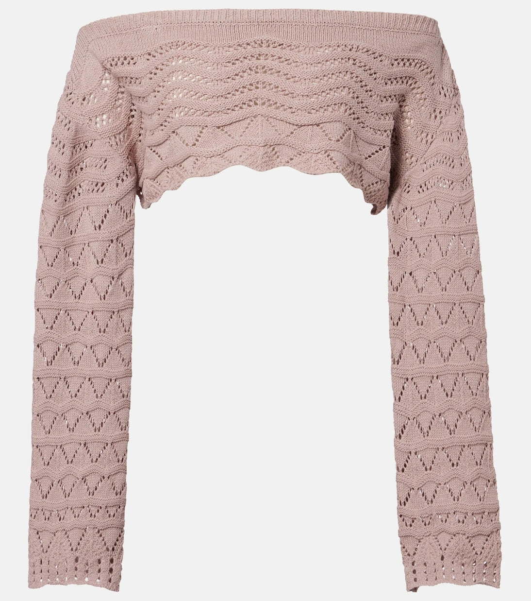 Bananhot - Helena crochet cotton-blend crop top