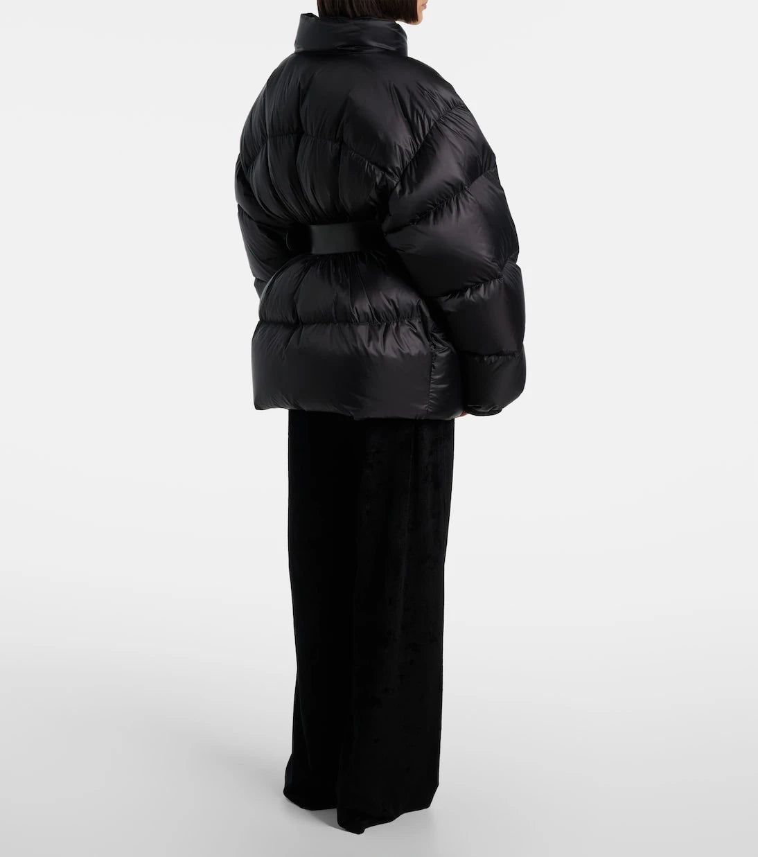Balenciaga - جاكيت Hourglass مبطّن بحزام