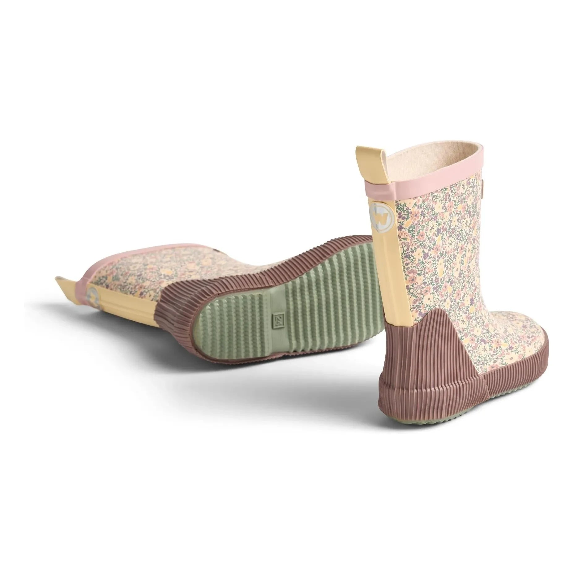 Wheat - Welly Fleuries Rain Boots | Pale Pink