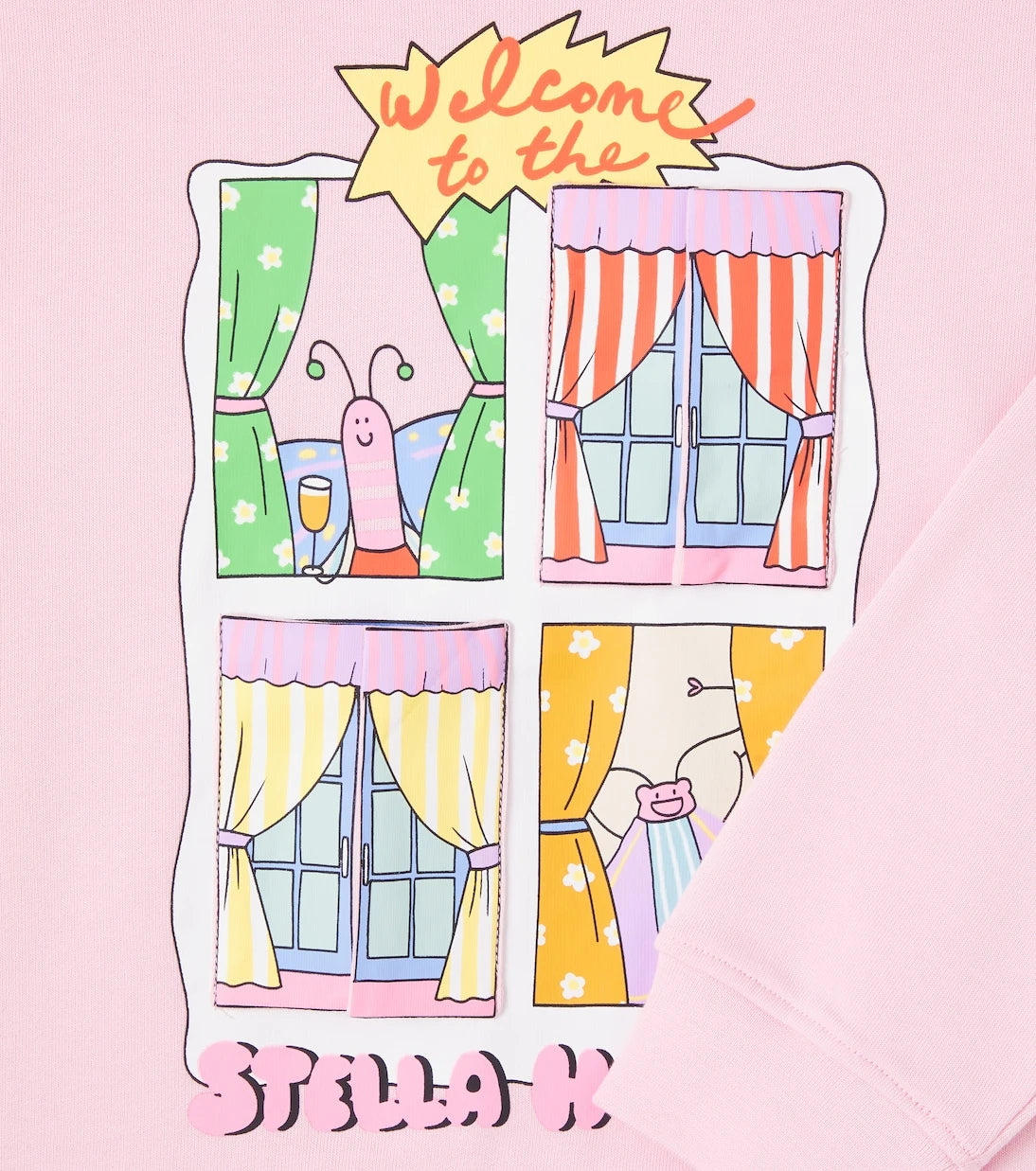 Stella McCartney Kids - سويت شيرت من قطن الجيرسيه المطبوع