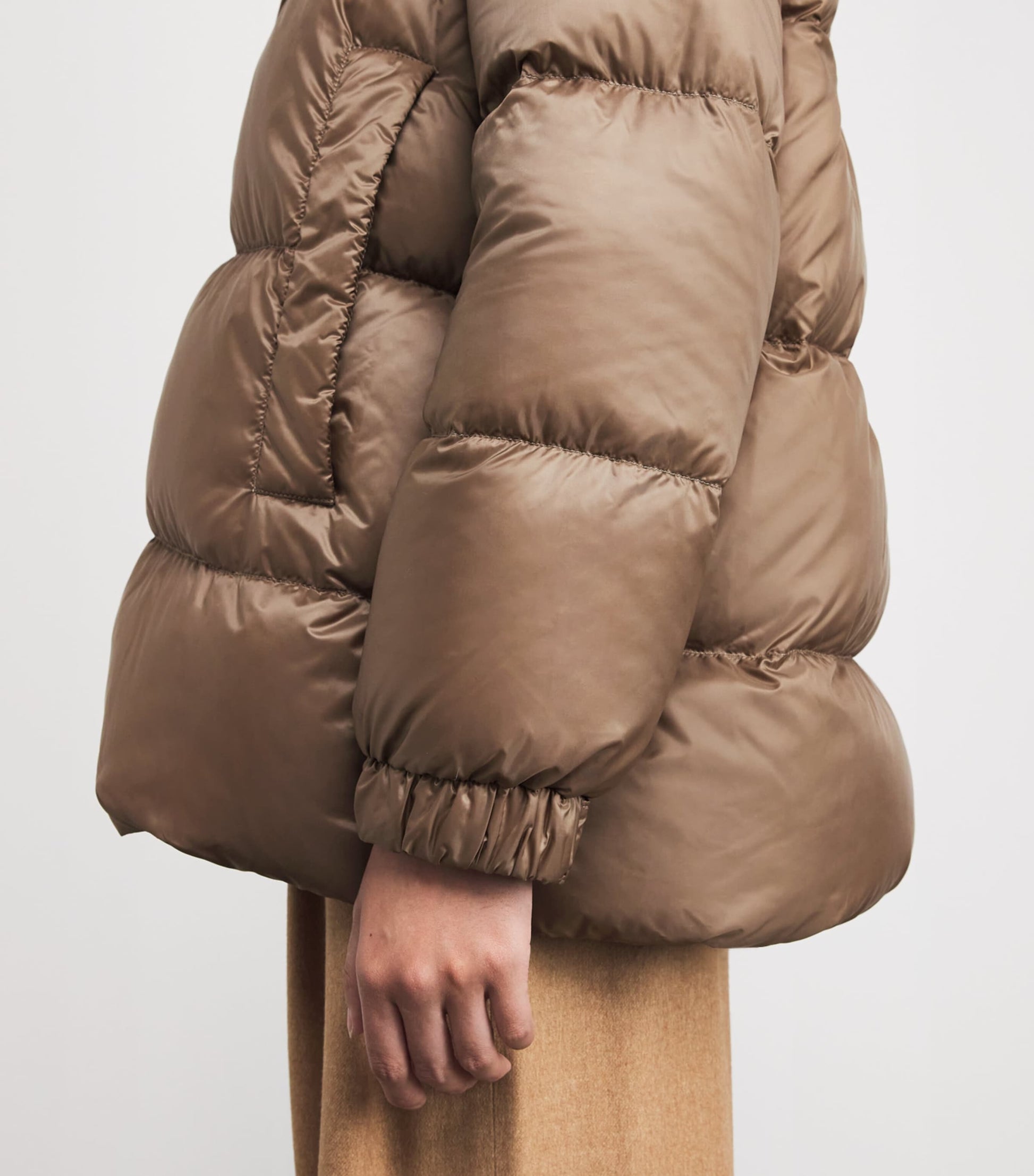 Brown The Cube Quilted Jacket