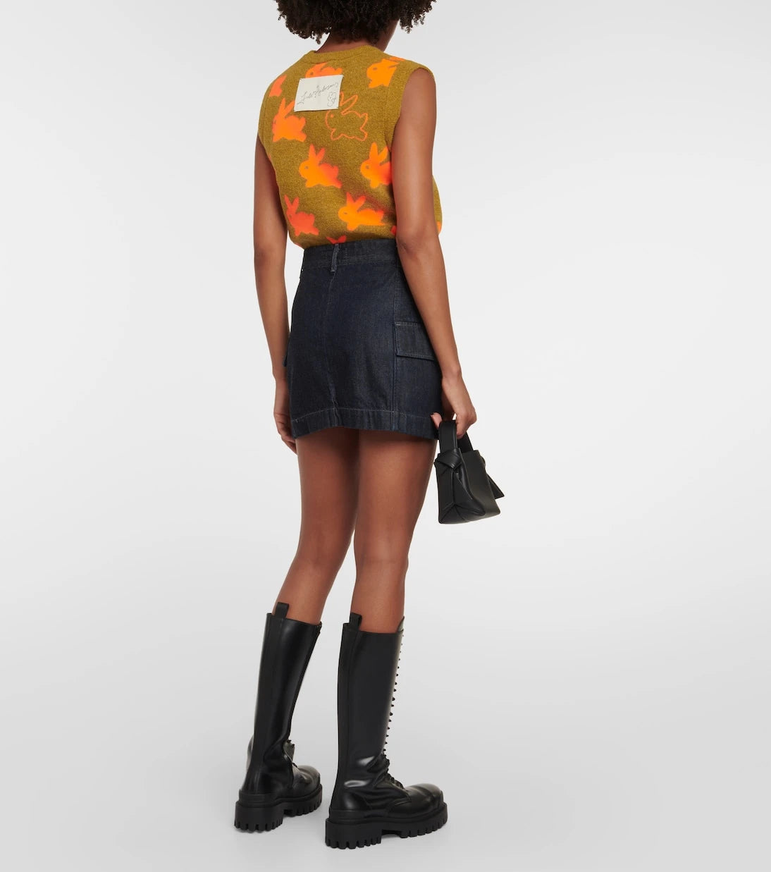 AG Jeans - x EmRata Colombo cargo miniskirt