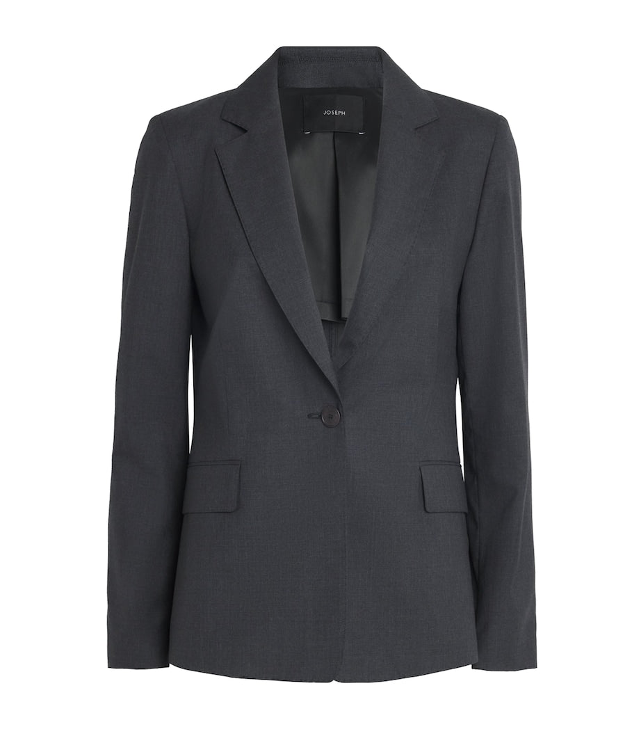 Joseph Virgin Wool Marty Blazer SMOKE