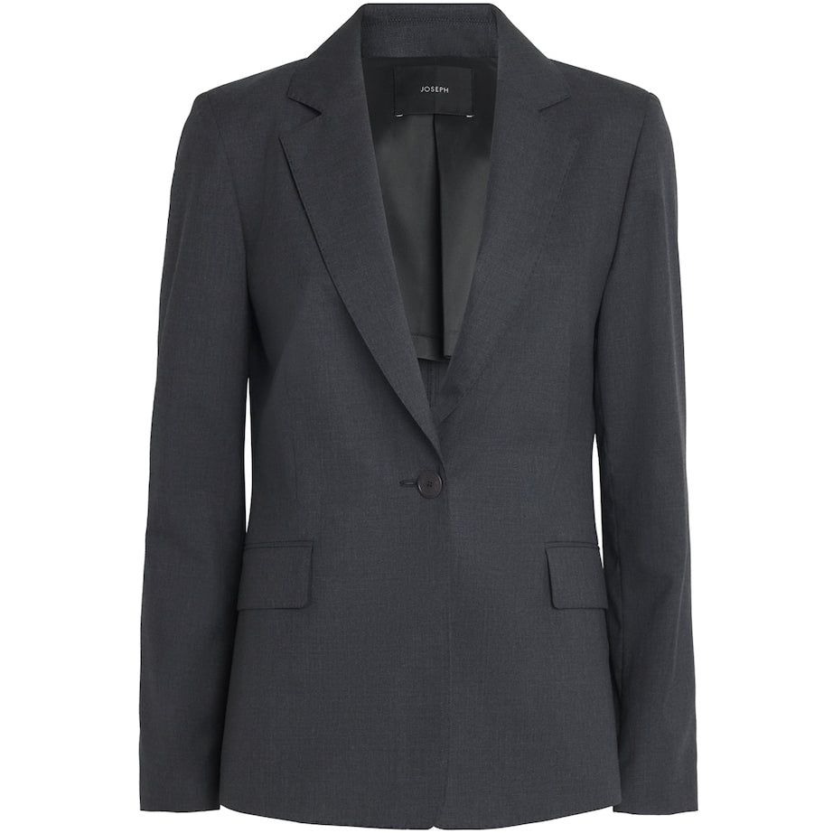 Joseph Virgin Wool Marty Blazer SMOKE