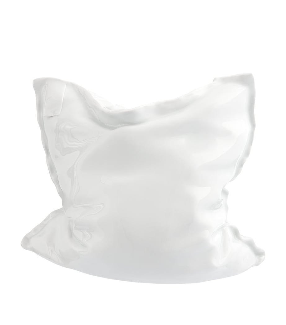 Meissen Porcelain Cushion Vase (18cm)