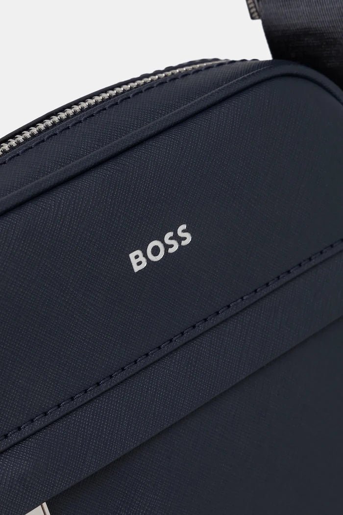 Кожена чанта през рамо BOSS