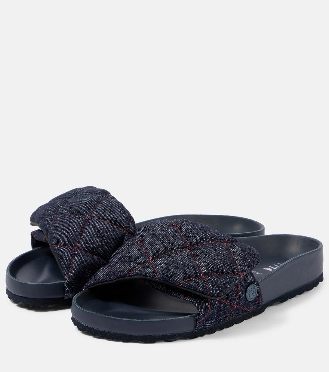 Birkenstock 1774 - Sylt quilted denim slides