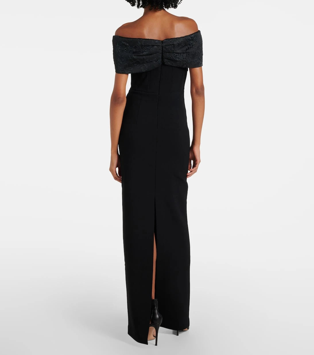Rebecca Vallance - Athena caped crêpe gown
