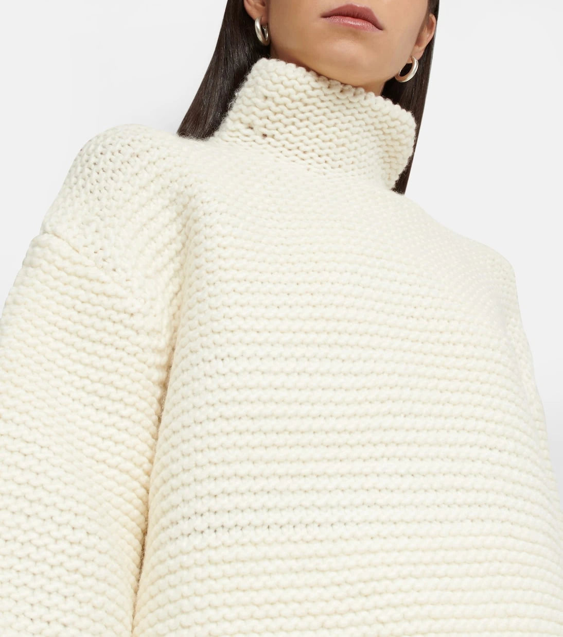 Proenza Schouler - سترة صوفية بياقة مدورة من White Label