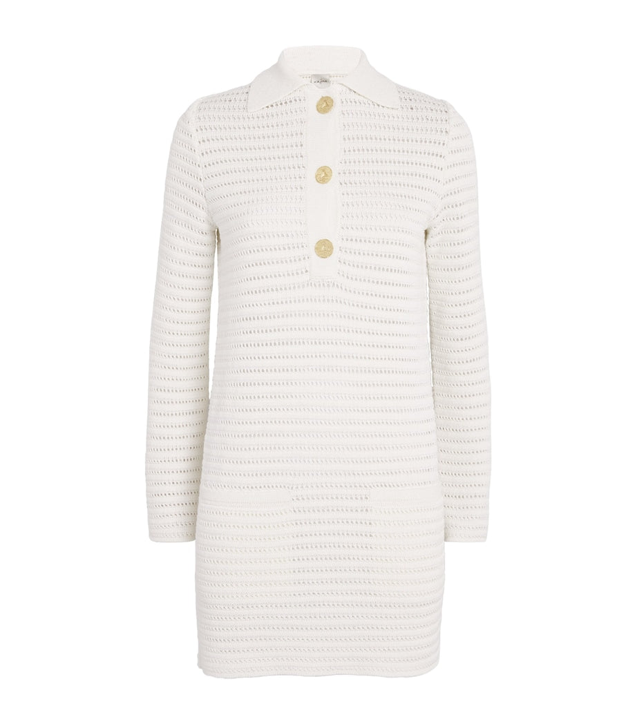 Organic Linen Iqsas Mini Dress WHITE