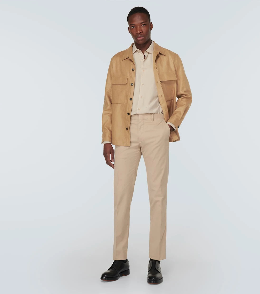 Zegna - Linen overshirt