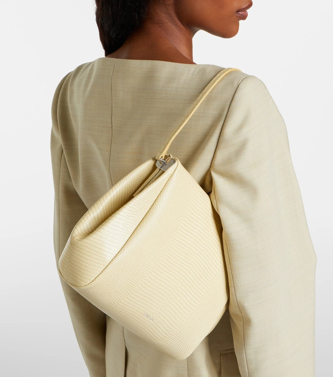 Calvin Klein Collection - Tina Small snake-effect leather shoulder bag