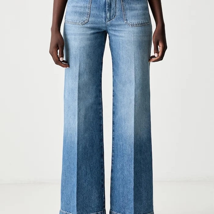 Victoria Beckham wide leg Alina jeans