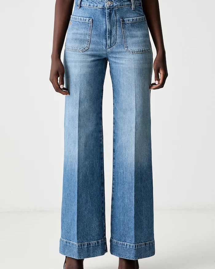 Victoria Beckham wide leg Alina jeans