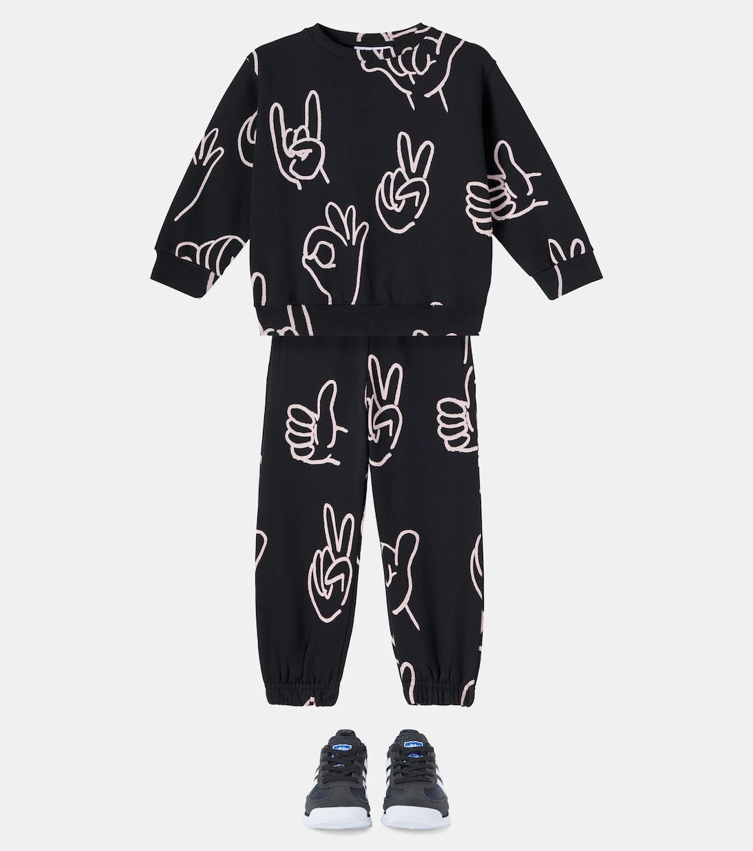 Molo - Adan printed cotton jersey sweatpants