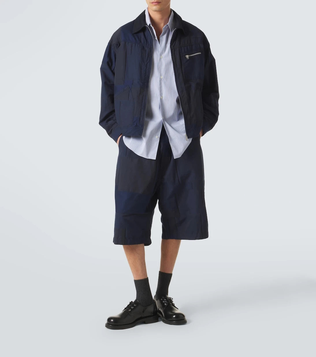 Comme des Garçons Homme - Cotton-blend Bermuda shorts