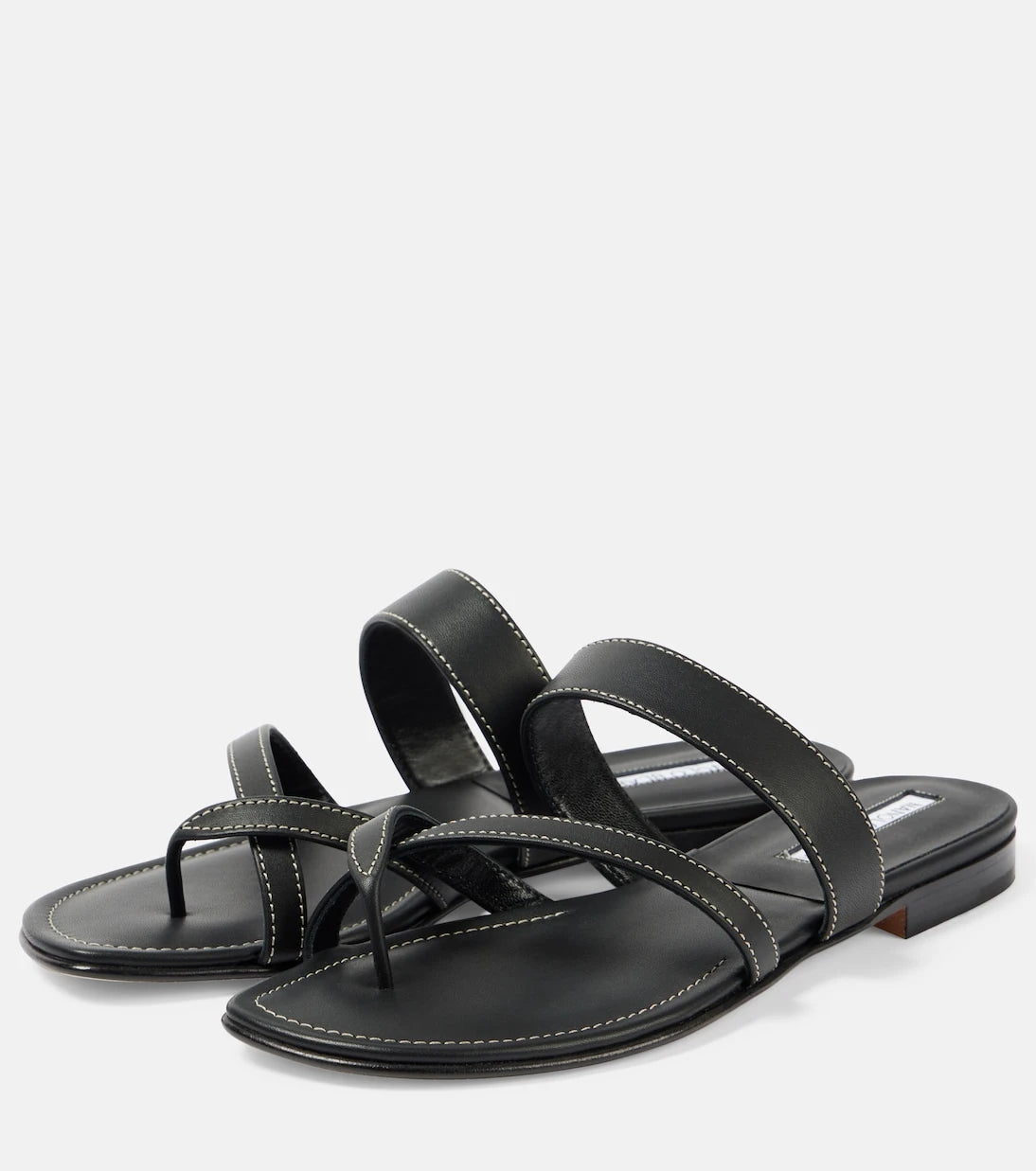 Manolo Blahnik - Susacru leather thong sandals