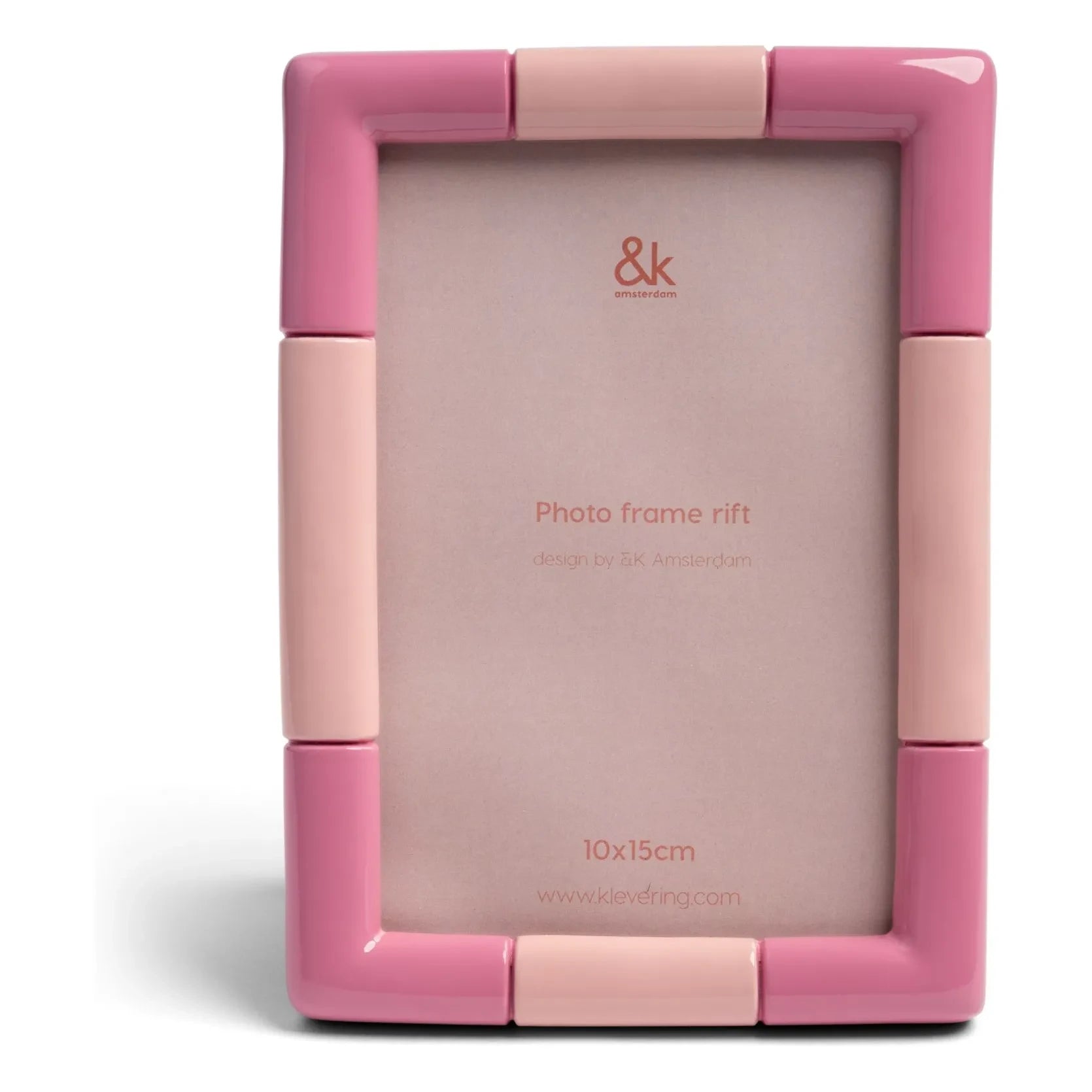 &Klevering - Rift photo frame | Candy pink