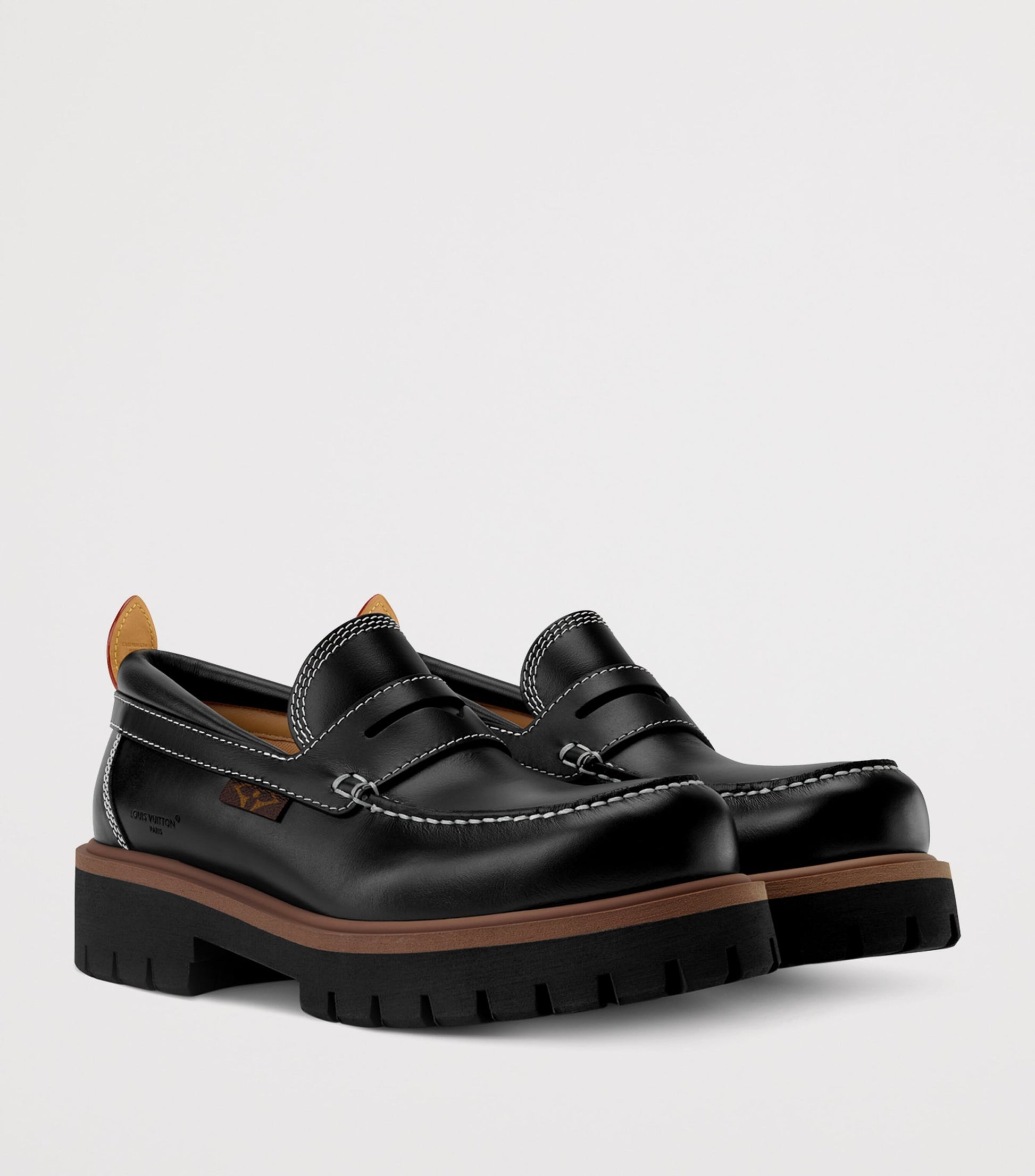 Leather Remix Loafers