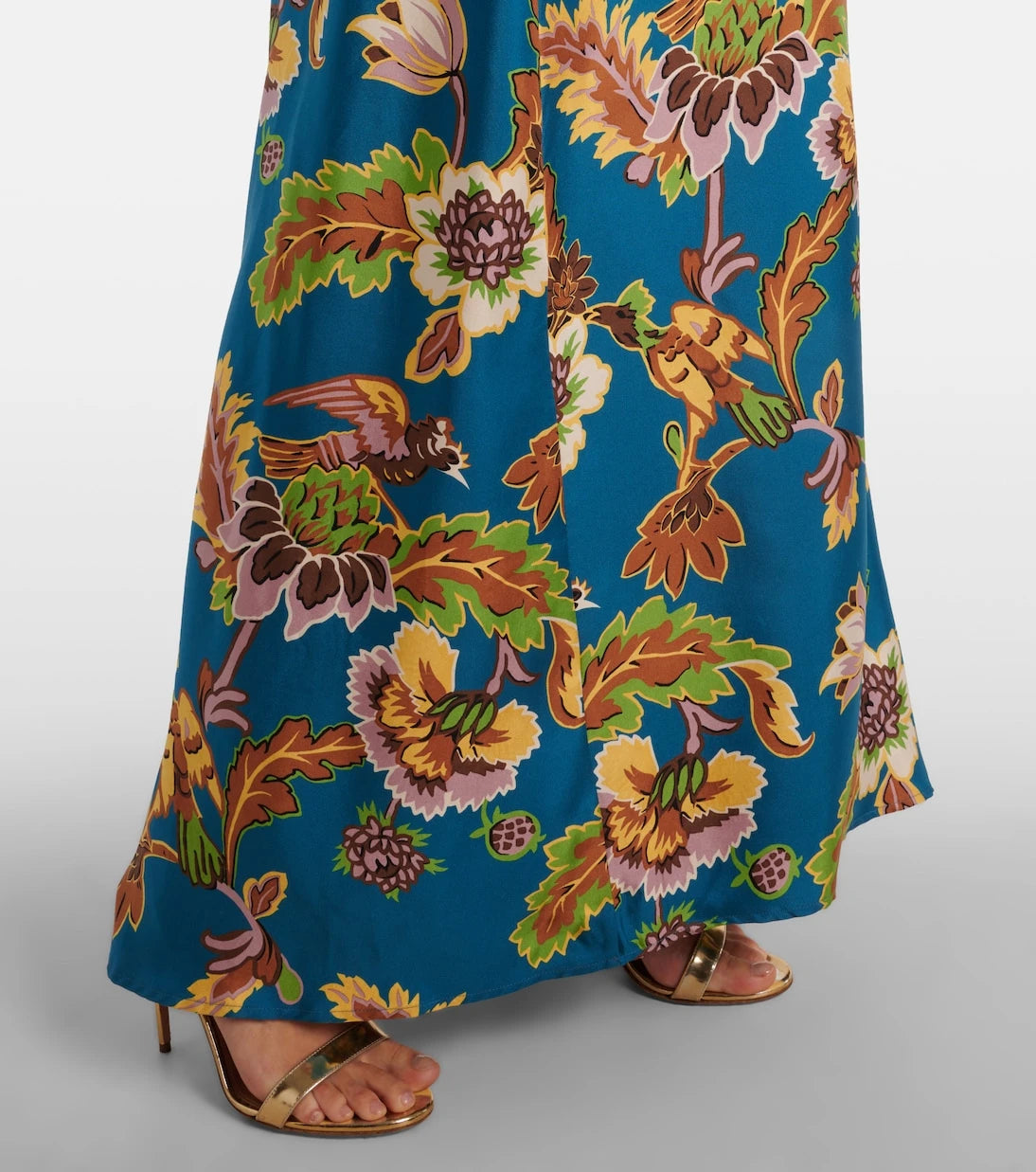 La DoubleJ - Roy printed silk twill maxi dress
