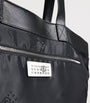 MM6 Maison Margiela Calfskin-Trim Reverse Tote Bag