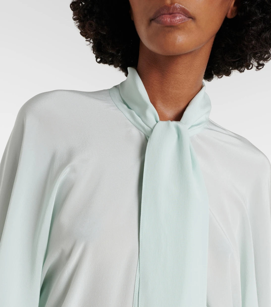 Stella McCartney - Tie-neck silk blouse