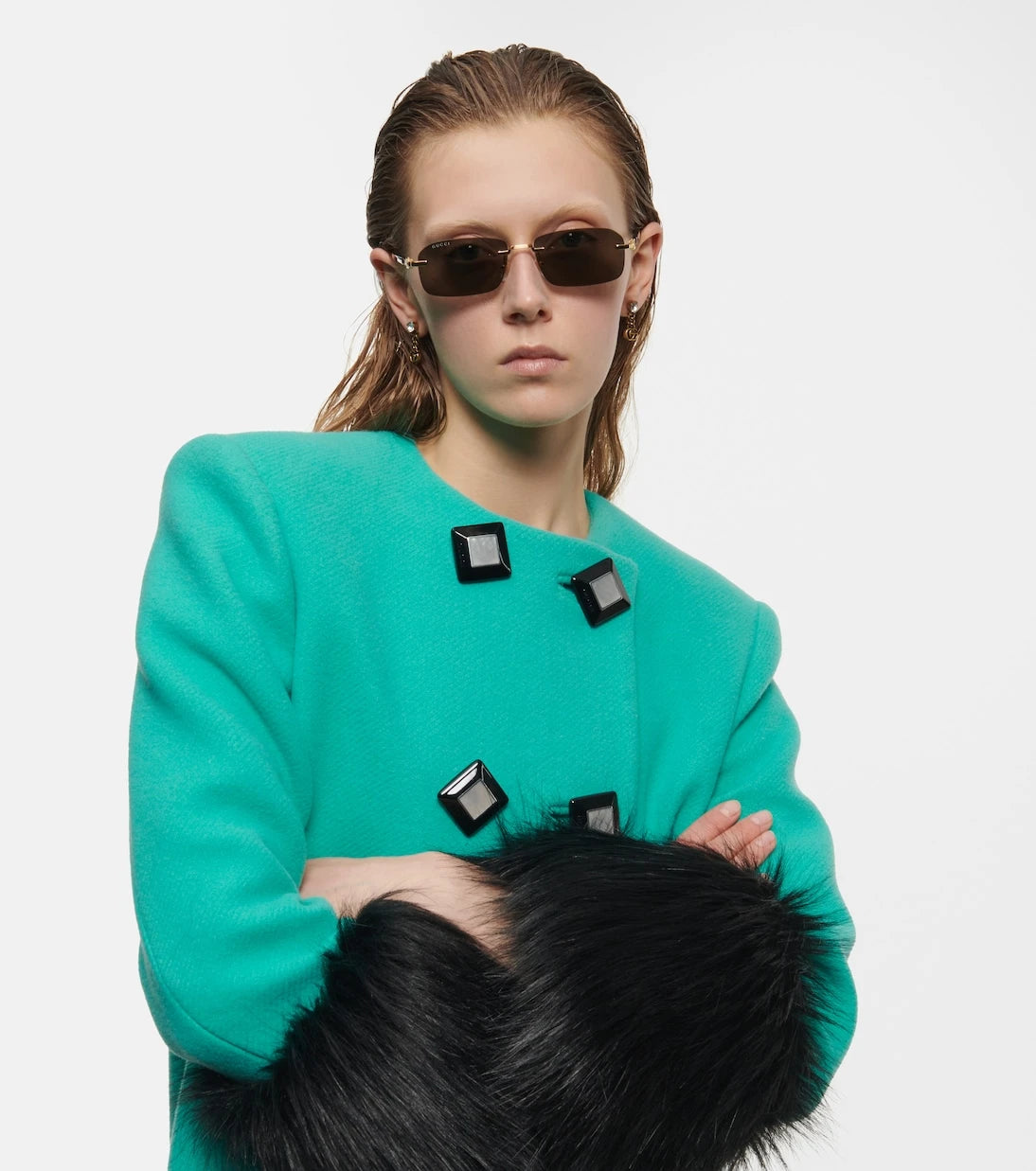 Gucci - Rectangular sunglasses