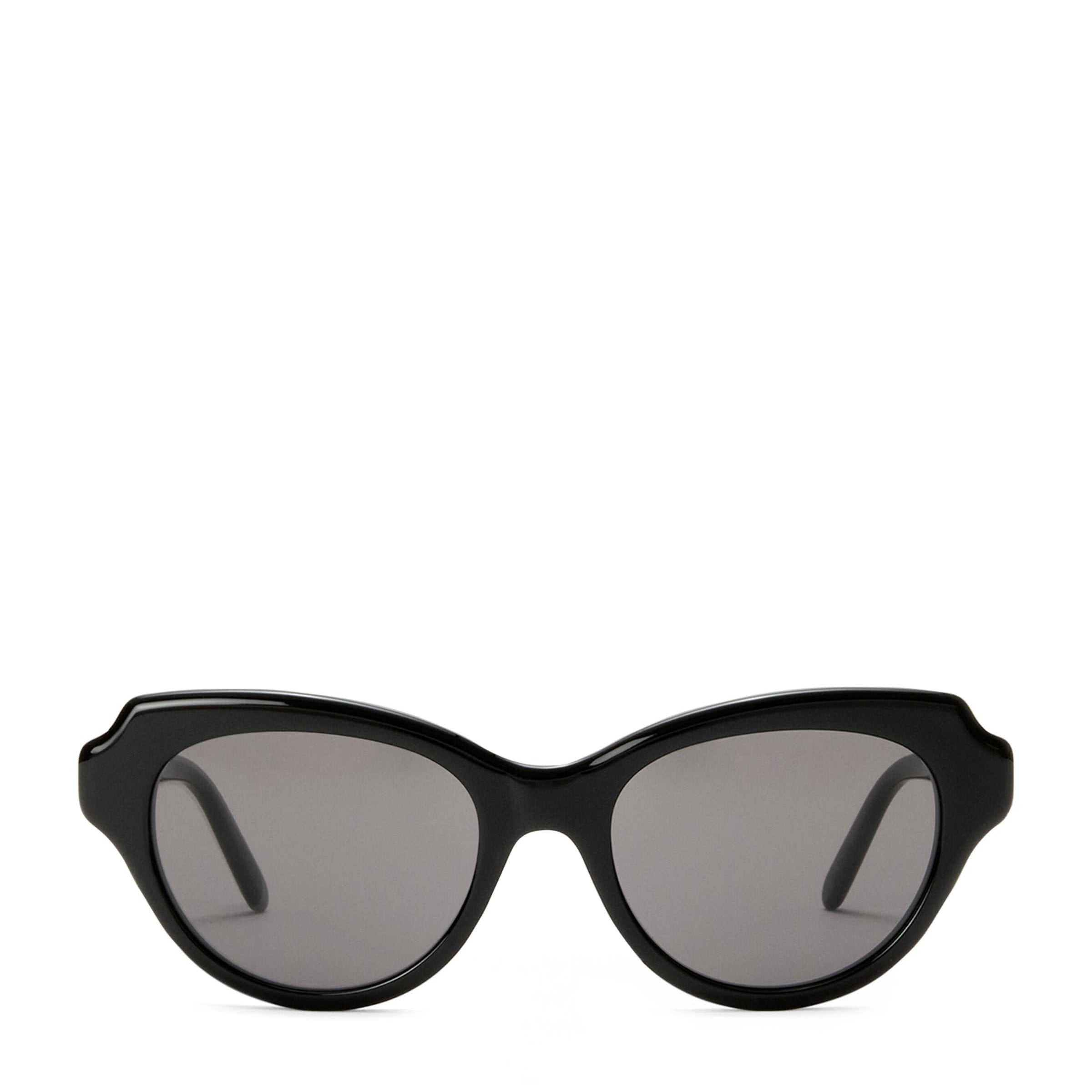 Black Acetate Swan Slim Sunglasses