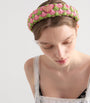 Pink Crochet Patterned Headband