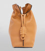 LOEWE Beige Leather Flamenco Purse