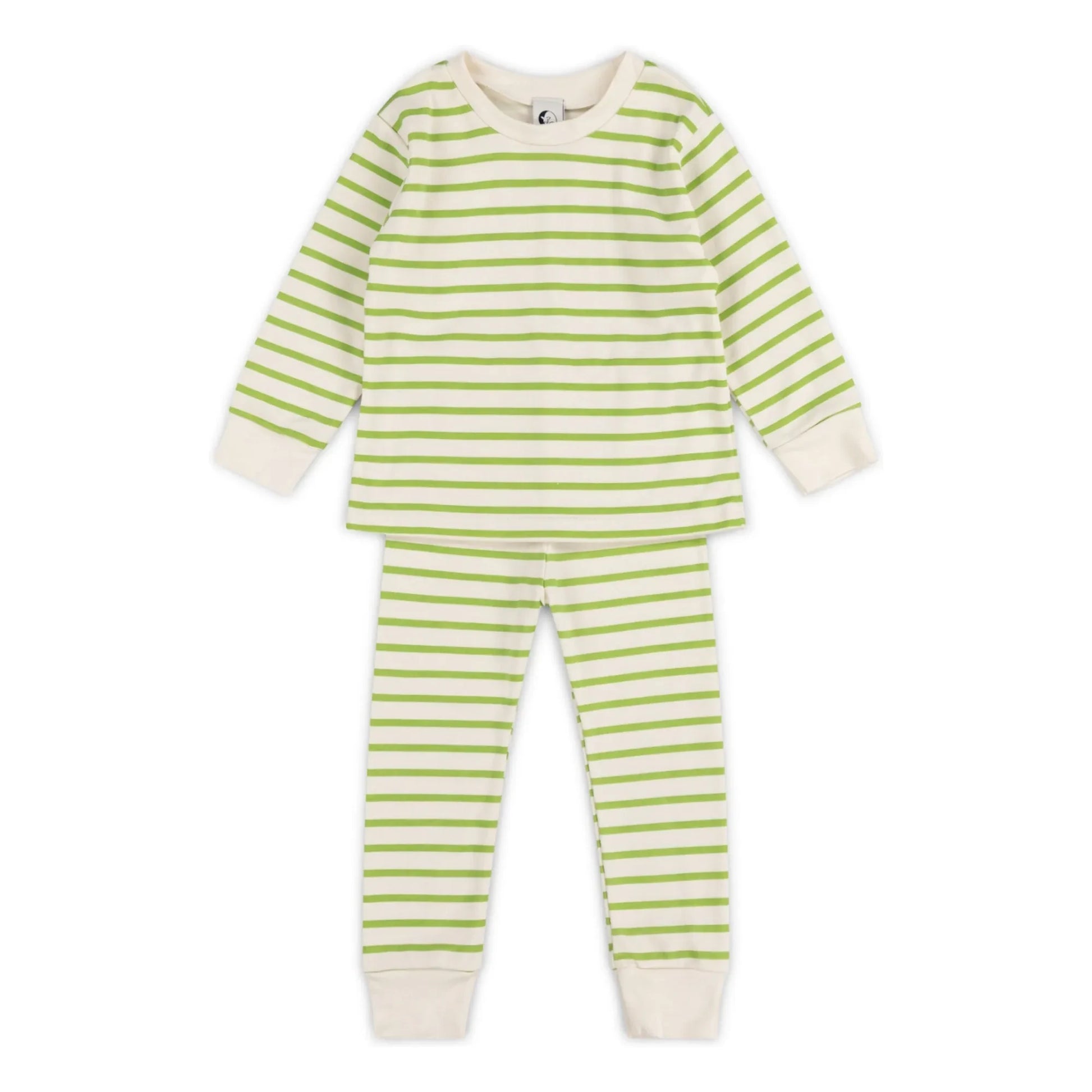 Sleepy Doe - Organic cotton striped pyjamas | Green