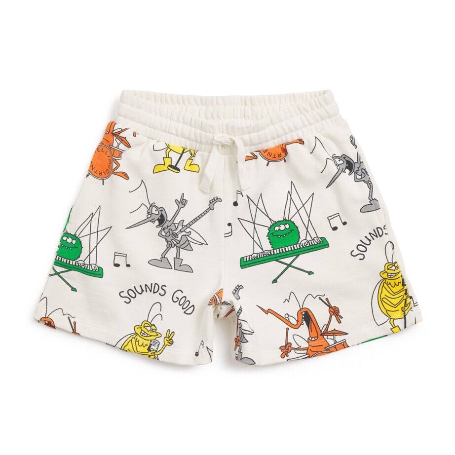 Stella McCartney Kids Organic Cotton Bug Band Sweatshorts (3-14 Years)
