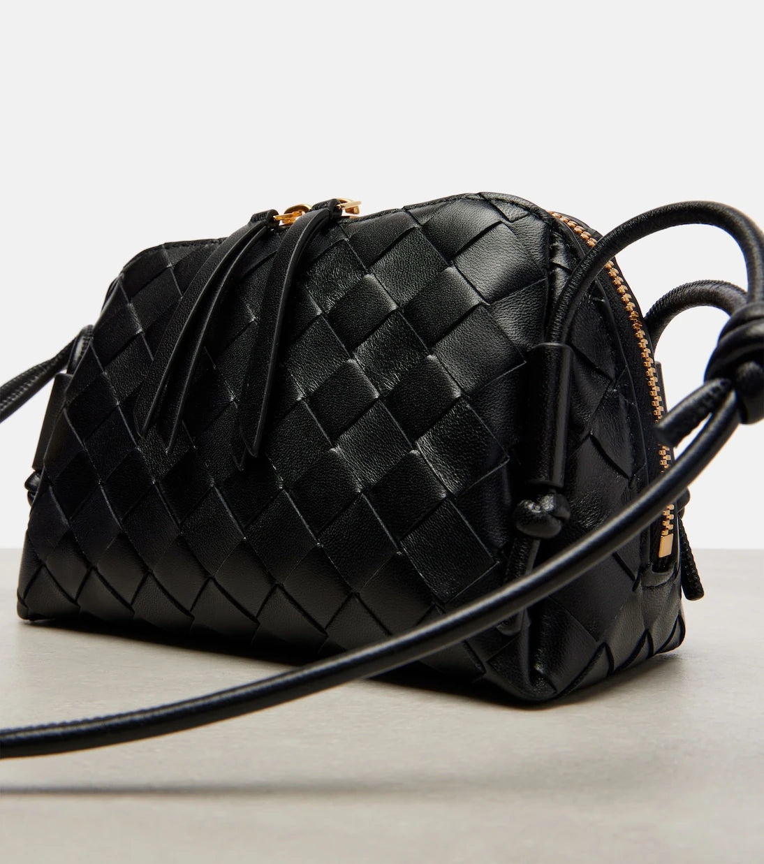 Bottega Veneta - Concert Mini Intrecciato leather pouch