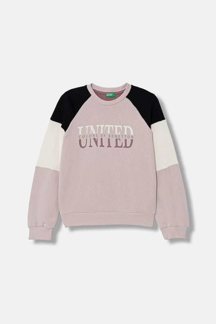United Colors of Benetton Çocuk Pamuklu Sweatshirt