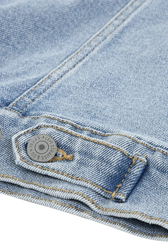 Детско яке Levi's OVERSIZED WESTERN TRUCKER