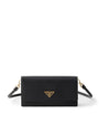 Prada Black Mini Saffiano Leather Cross-Body Bag