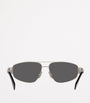 Celine Metal Triomphe Pilot Sunglasses