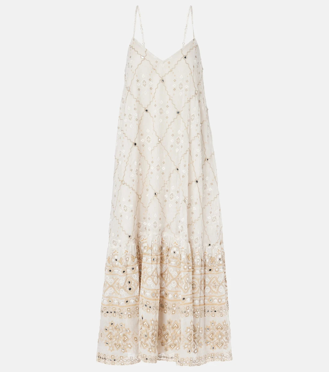Juliet Dunn - Mosaic printed cotton midi dress