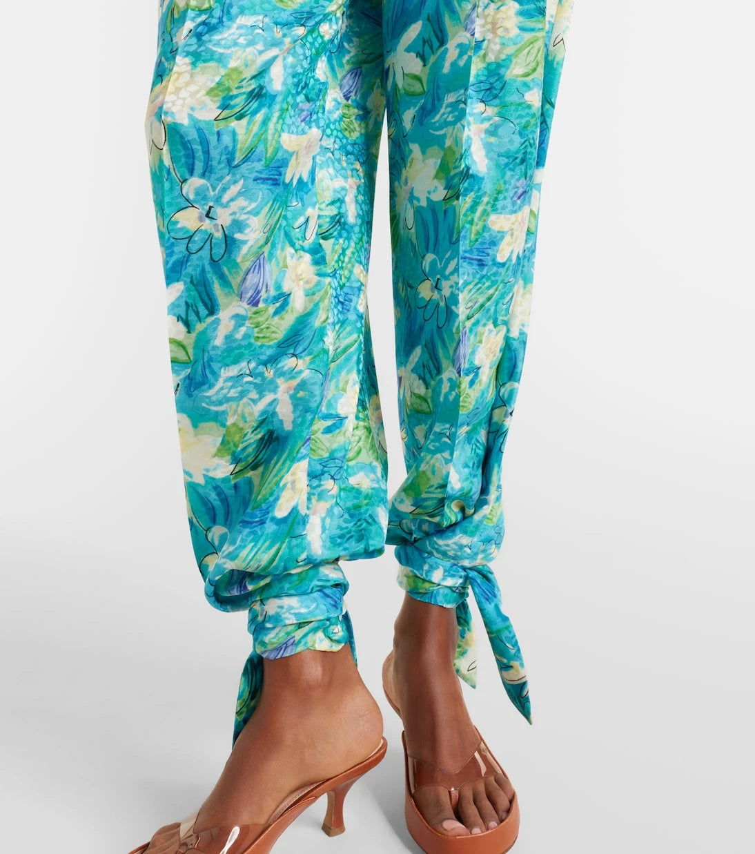 Chloé - Floral silk balloon pants