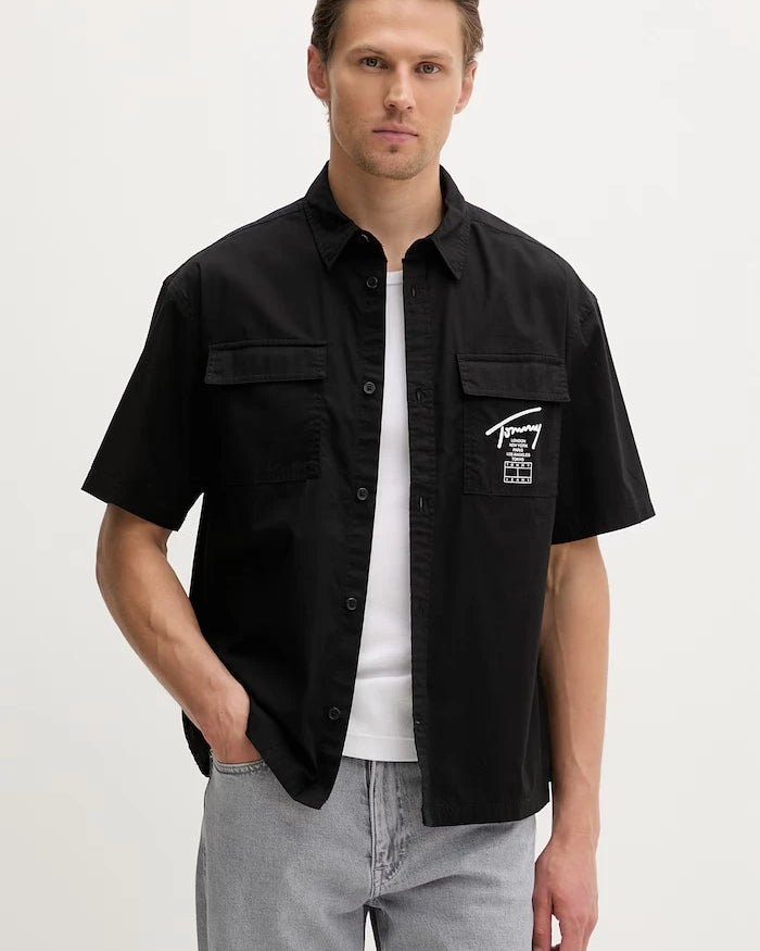 Tommy Jeans erkek pamuk gömlek