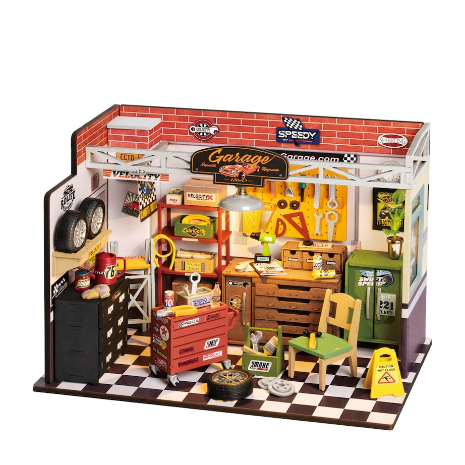 Robotime Garage Workshop Buildable Model