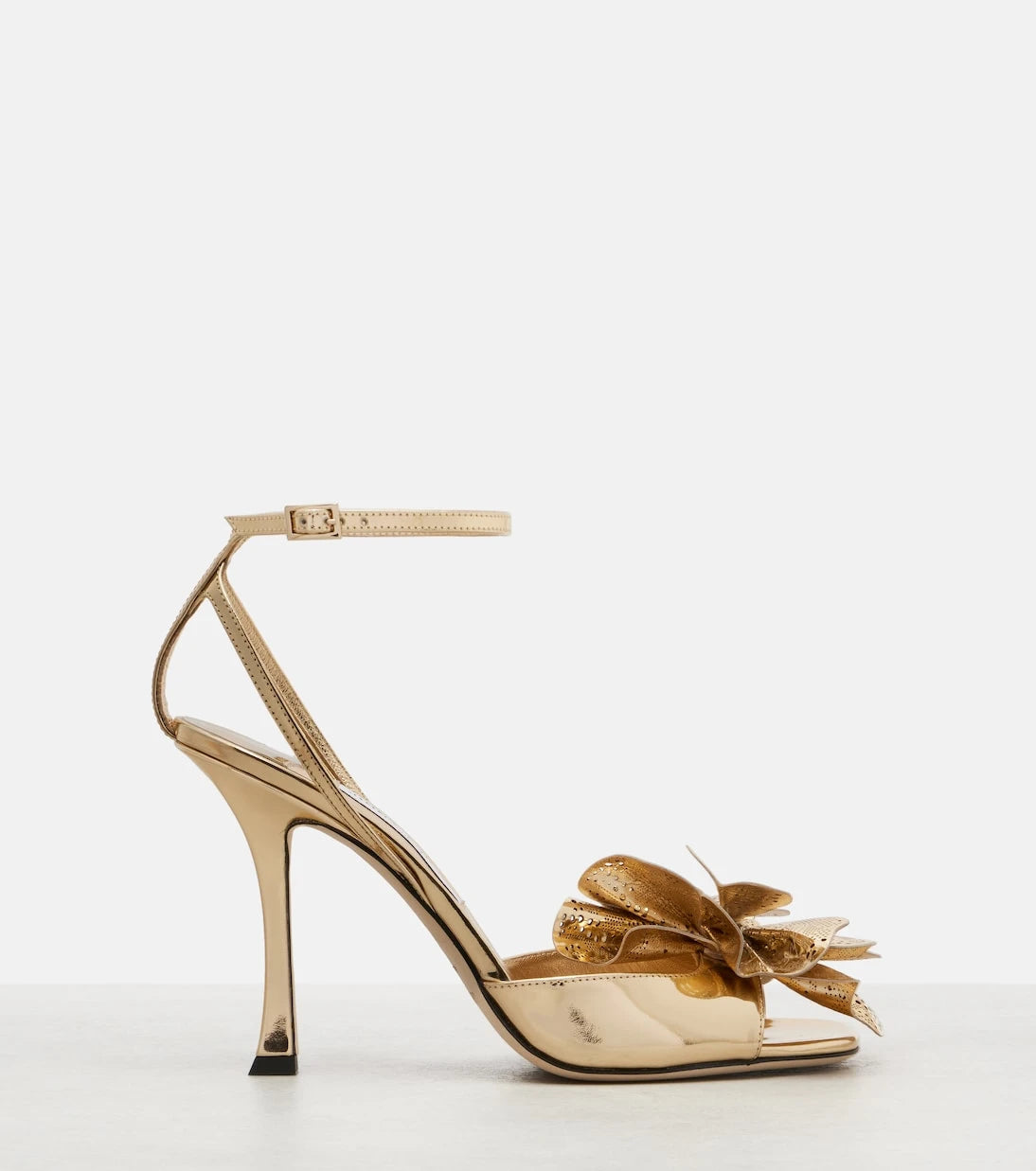 Jimmy Choo - Mimmi mirrored leather sandals