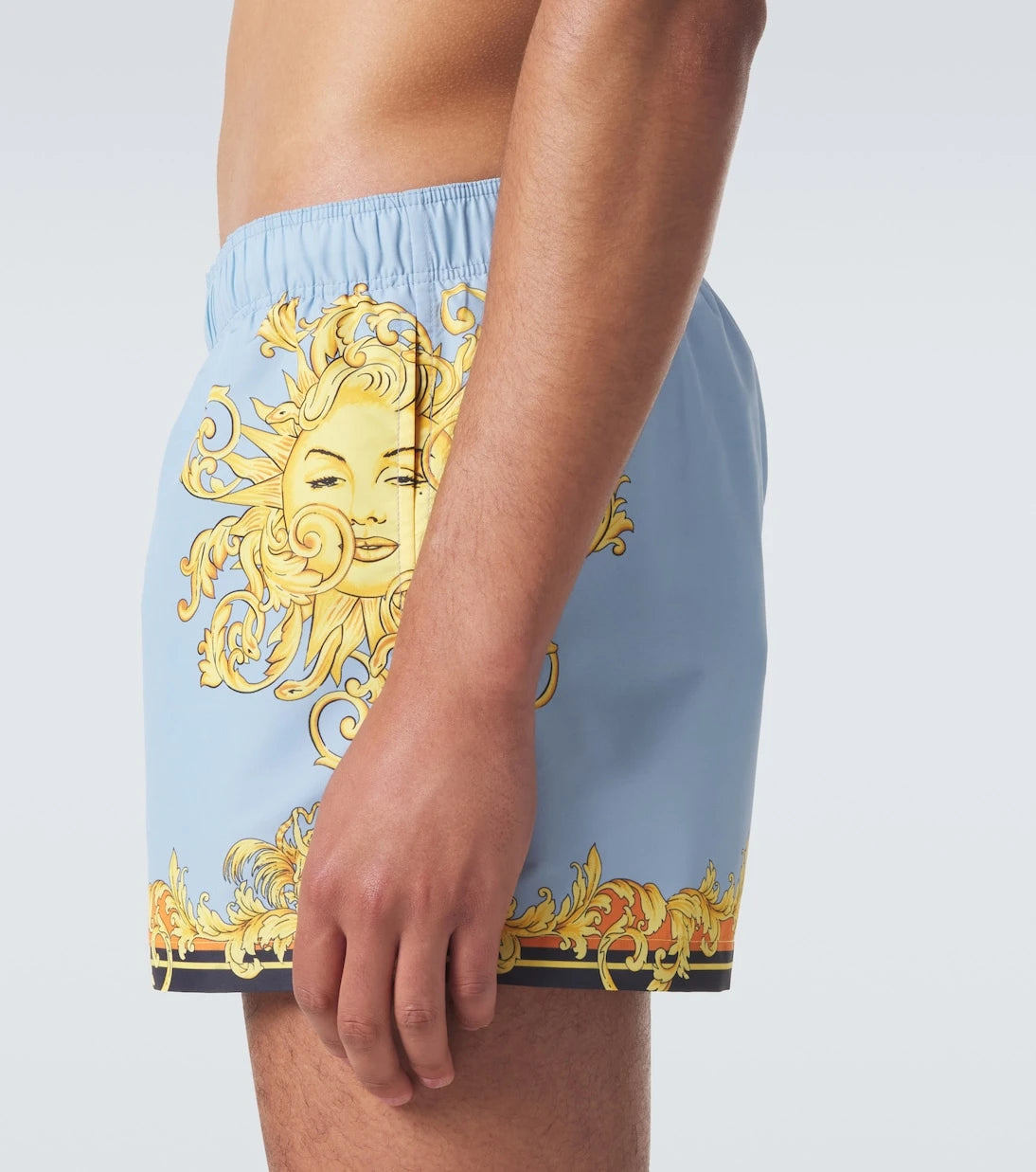 Versace - Printed swim trunks