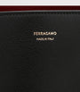 Salvatore Ferragamo Black Leather Hug Soft Shoulder Bag