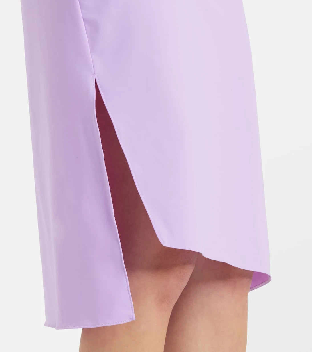 Coperni - Floral-appliqué jersey cocktail dress