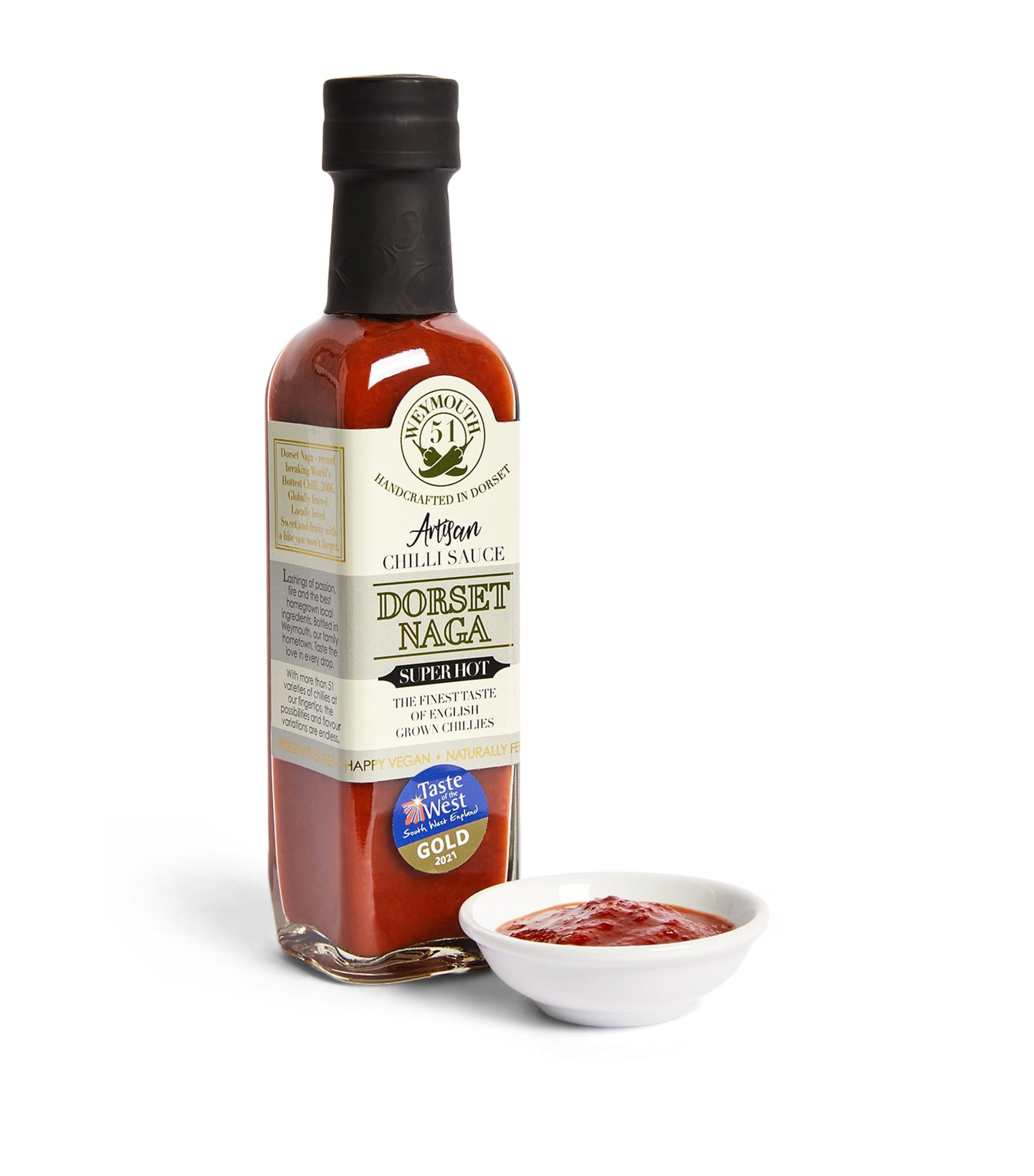 WEYMOUTH 51 Dorset Naga Chilli Sauce (220ml)